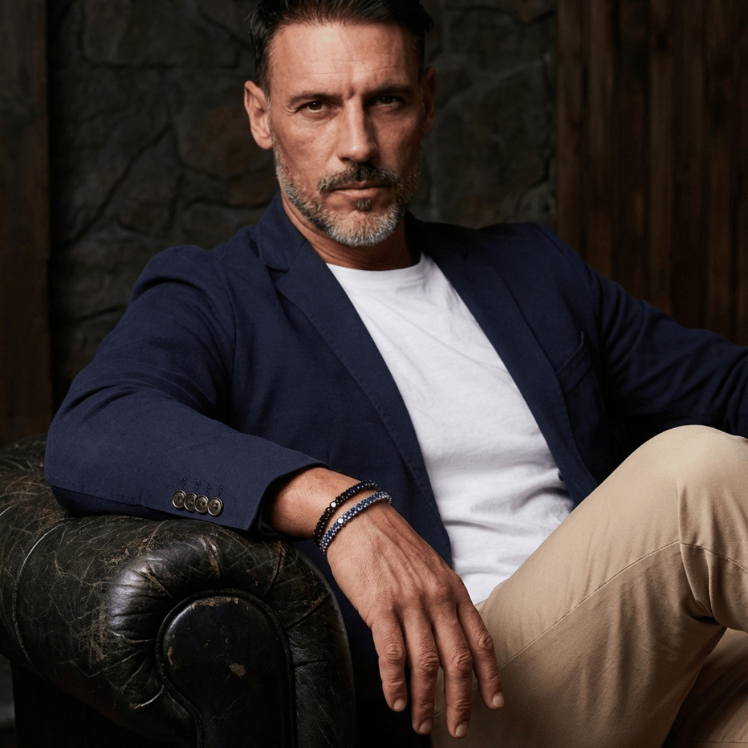 Pulseira Riviera Masculina Prata 925