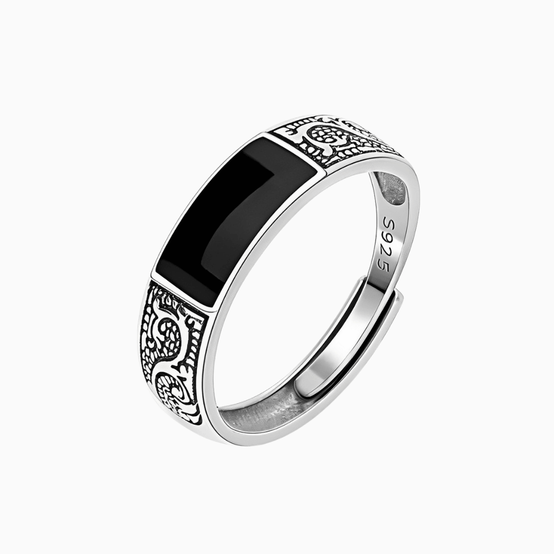Anel Masculino Eclipse Prata 925 - Regulagem
