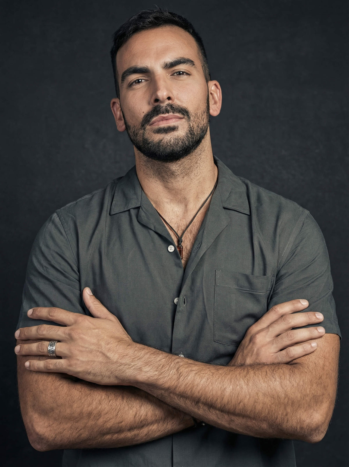 Anel Masculino de Prata Anvil