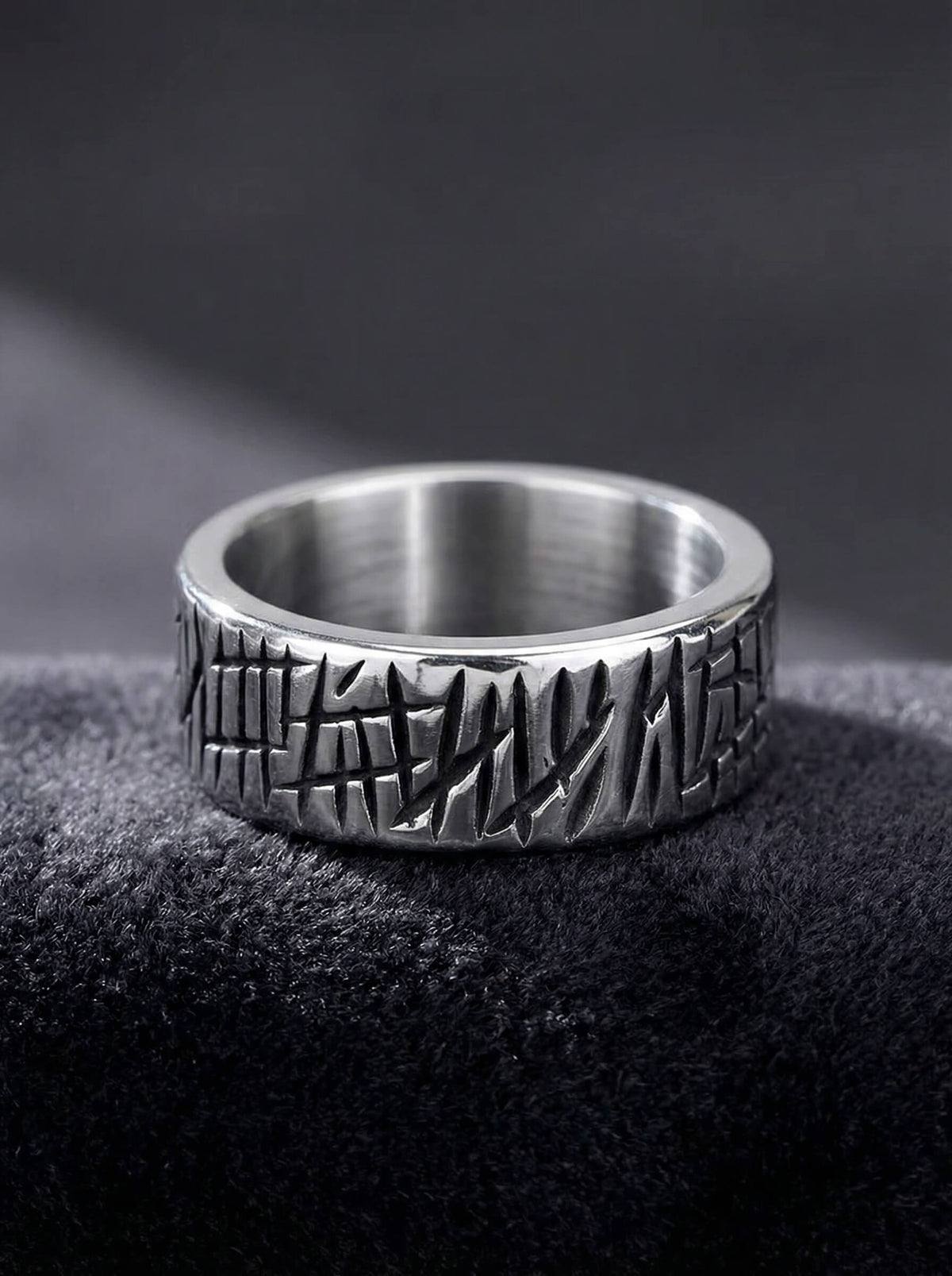 Anel Masculino de Prata Anvil