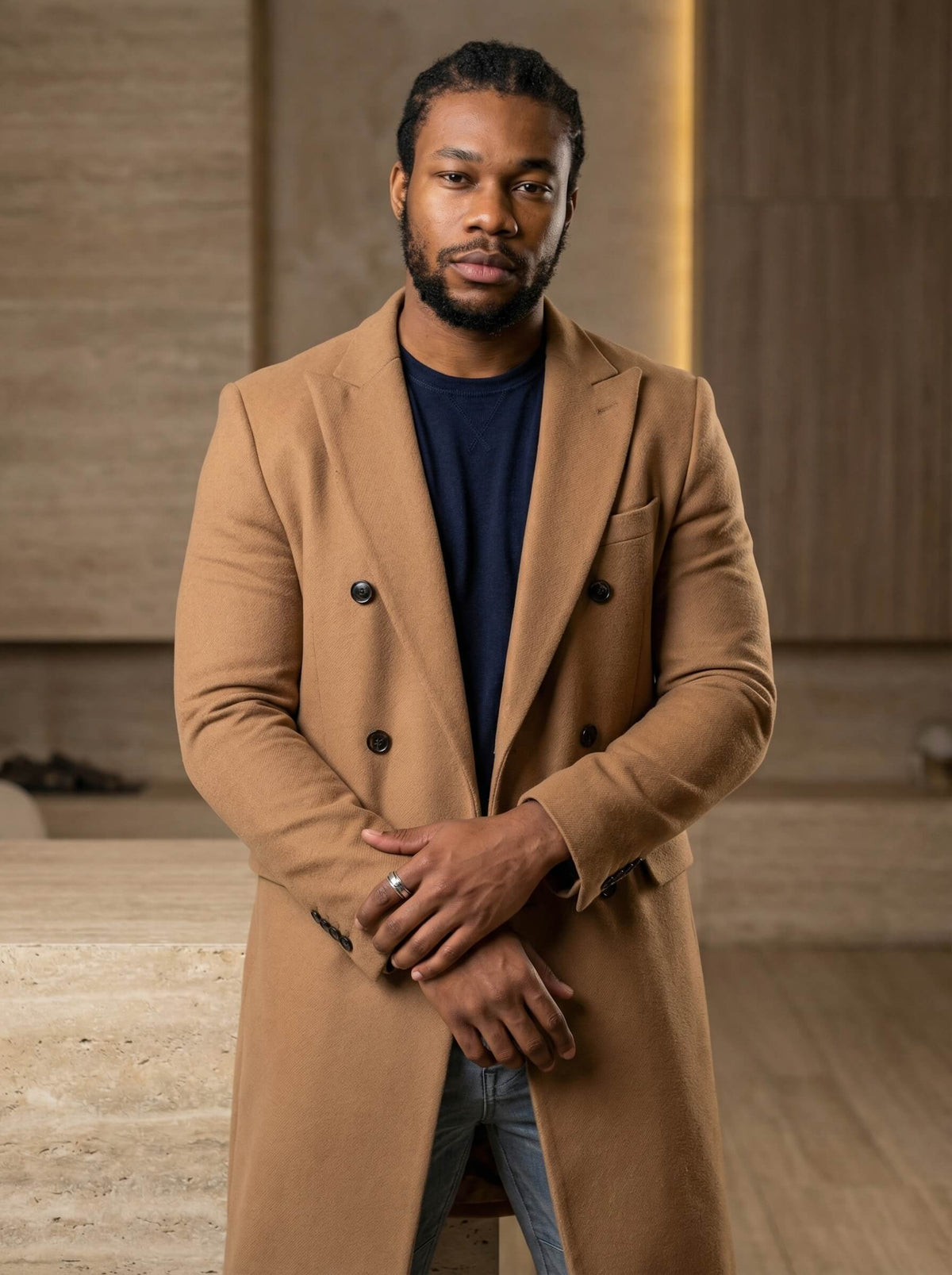 Anel Masculino de Prata Continuum