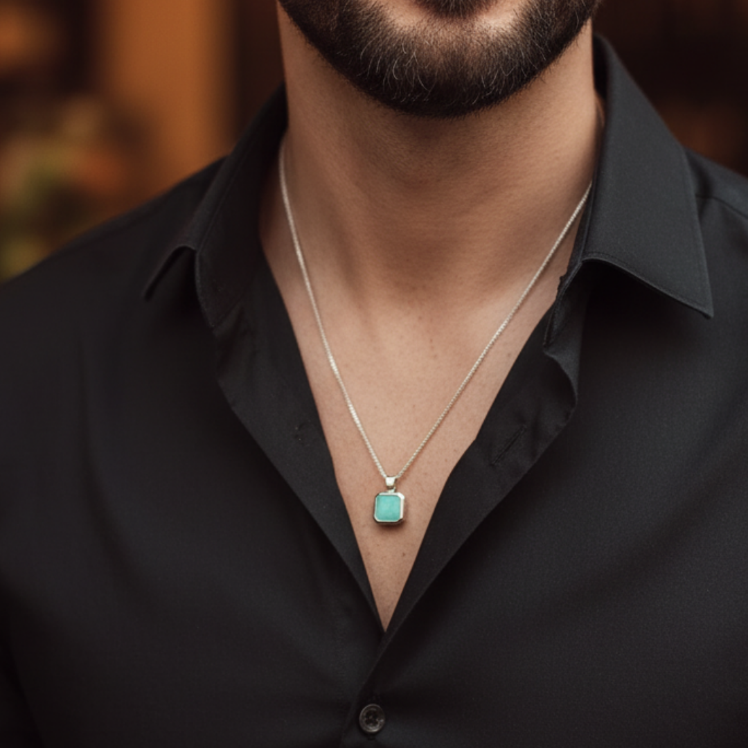 Colar Masculino de Prata Verdelux