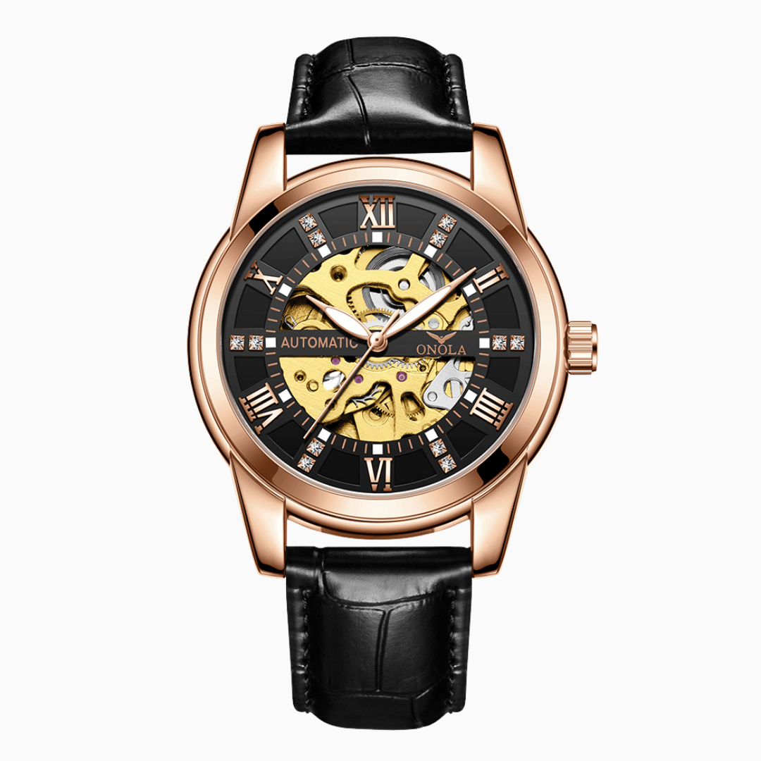Relógio Masculino Anola Montari Gold Rose