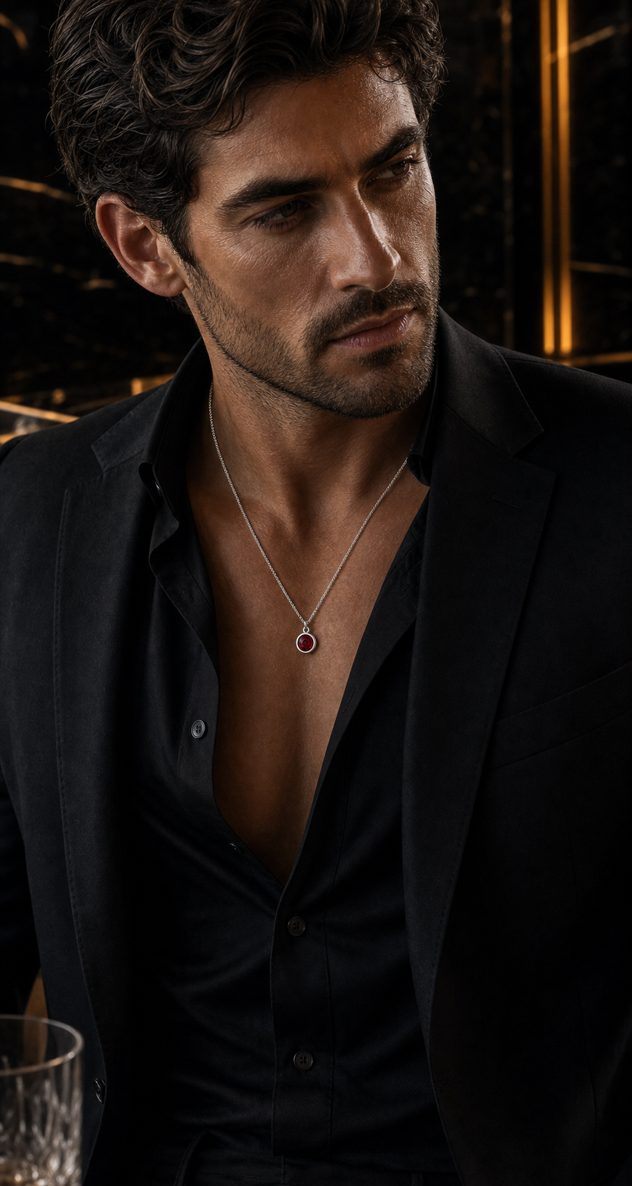 Colar Masculino de Prata Ardent